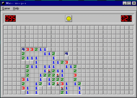 There was a time when I played this game so much I was having dreams about it. Fucking minesweeper